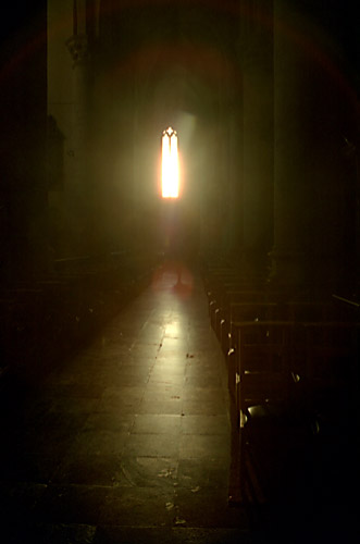 Church light in Leper